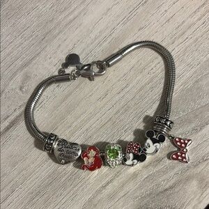 Faux Pandora Disney Charm Bracelet